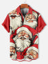 Men's Christmas Funny Graphic Short Sleeve Hawaiian Shirt
